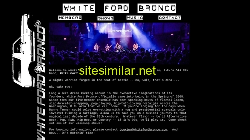 whitefordbronco.com alternative sites
