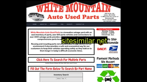 whitemtusedparts.com alternative sites