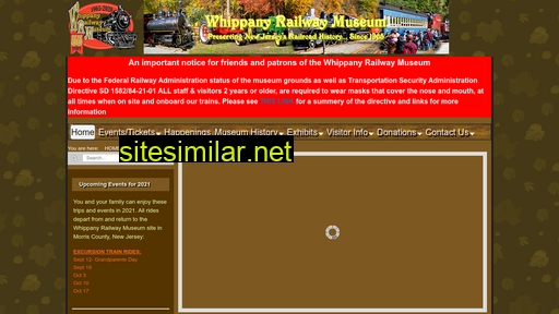 whippanyrailwaymuseum.com alternative sites