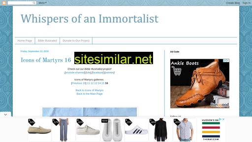 Whispersofanimmortalist similar sites