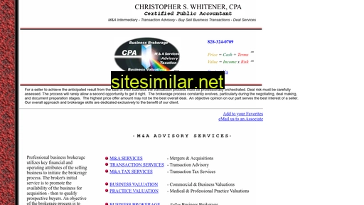 whitenercpa.com alternative sites
