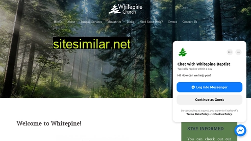 whitepinechurch.com alternative sites