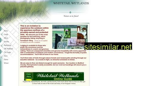 Whitetailwetlands similar sites