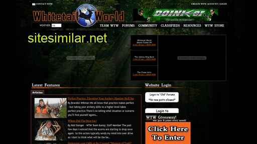 whitetailworld.com alternative sites