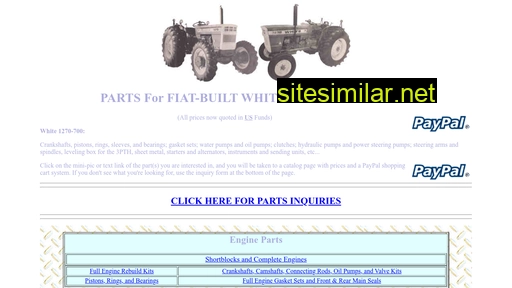 whitetractorparts.com alternative sites