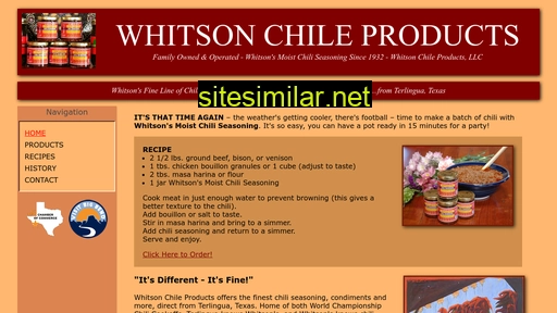 whitsonschile.com alternative sites