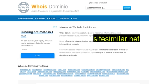 whoisdominio.com alternative sites