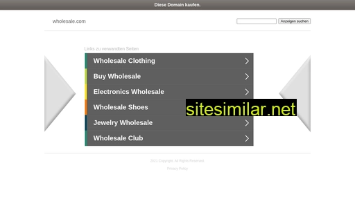 Wholesale similar sites