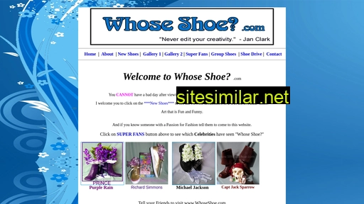 whoseshoe.com alternative sites