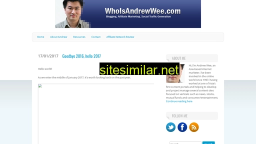 whoisandrewwee.com alternative sites