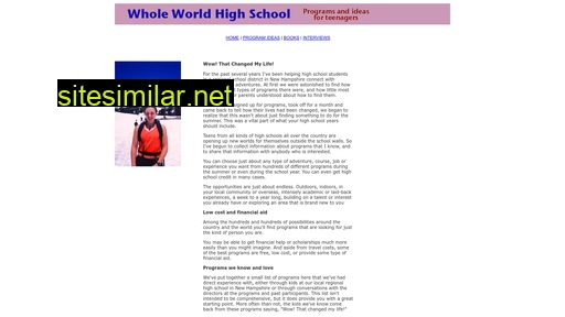 wholeworldhighschool.com alternative sites