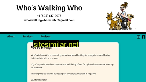 whoswalkingwhopets.com alternative sites