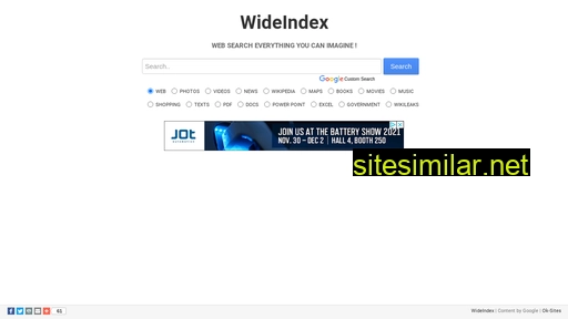 wideindex.com alternative sites