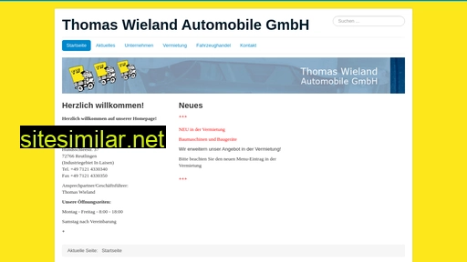 wieland-automobile.com alternative sites