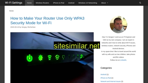 Wifi-settings similar sites