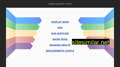 Wigsupplier similar sites