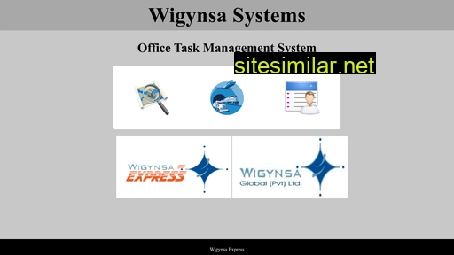 Wigynsasystems similar sites