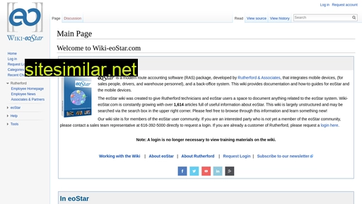 Wiki-eostar similar sites