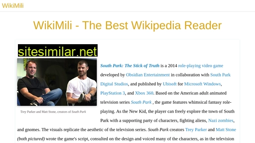 wikimili.com alternative sites