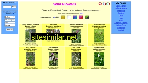 wildestflowers.com alternative sites