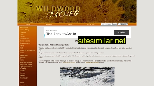 wildwoodtracking.com alternative sites