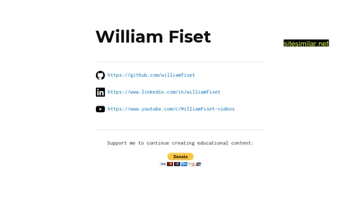 williamfiset.com alternative sites