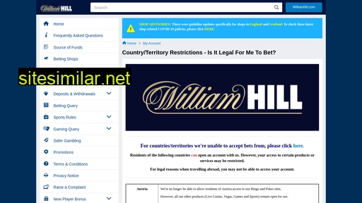 williamhill-lang.custhelp.com alternative sites