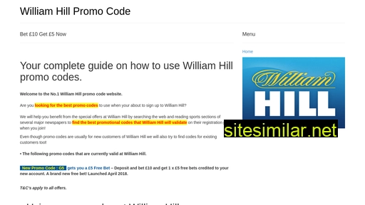 williamhillpromocode.com alternative sites