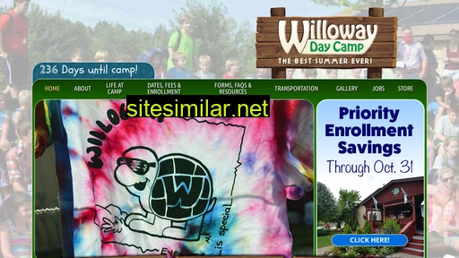 willowaydaycamp.com alternative sites