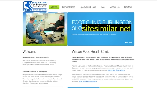 Wilsonfootclinic similar sites
