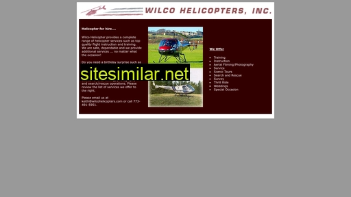 wilcohelicopters.com alternative sites