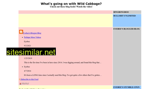 wildcabbage.com alternative sites