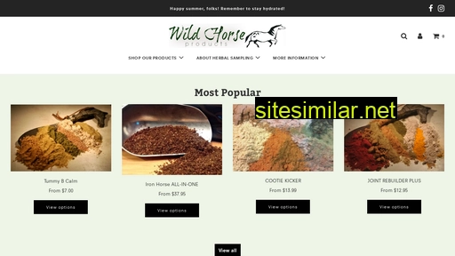 wildhorseproducts.com alternative sites