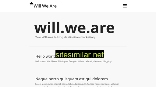 Will-we-are similar sites