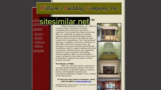 williamsbuildingcompany.com alternative sites