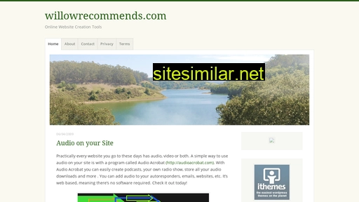 Willowrecommends similar sites