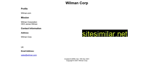 wilman.com alternative sites