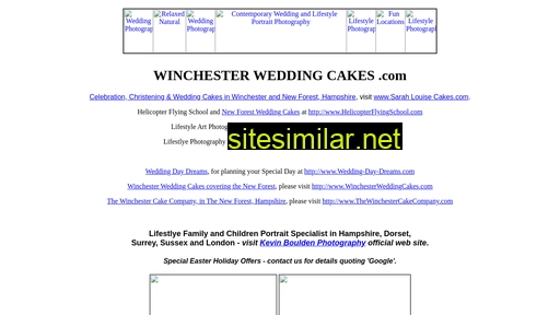 winchesterweddingcakes.com alternative sites