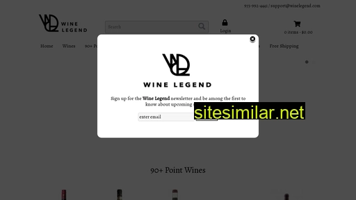 winelegend.com alternative sites