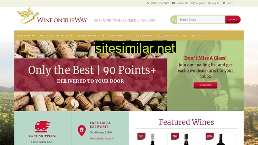 wineontheway.com alternative sites