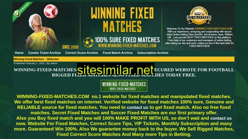winning-fixed-matches.com alternative sites