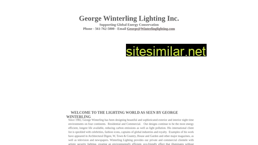 winterlinglighting.com alternative sites