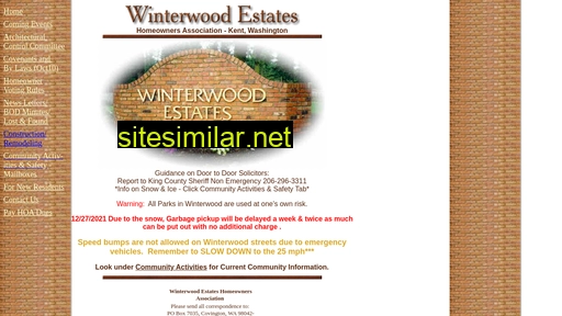 winterwoodhoa.com alternative sites