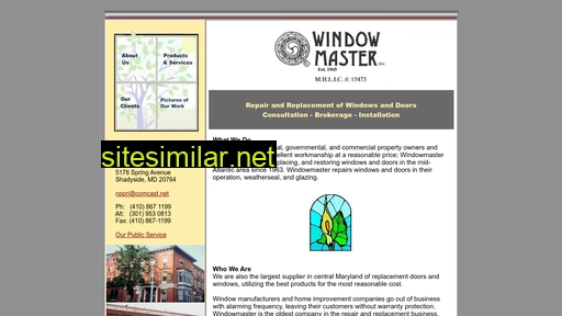Windowmasteruniversal similar sites