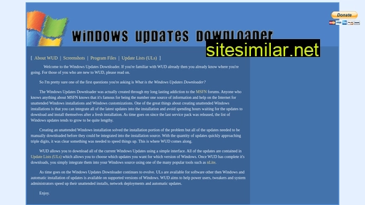 windowsupdatesdownloader.com alternative sites