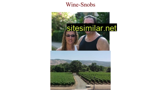 Wine-snobs similar sites