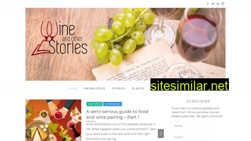 wineandotherstories.com alternative sites