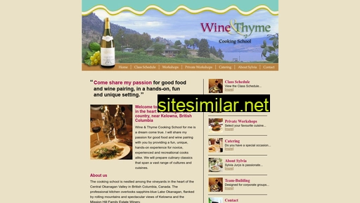 wineandthyme.com alternative sites