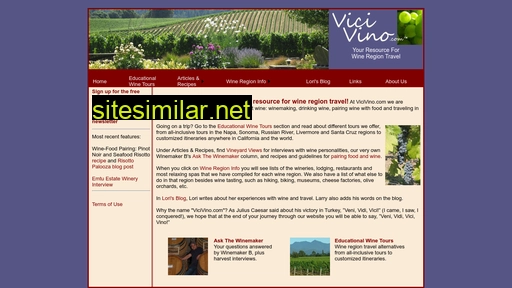 Wineregiontravel similar sites
