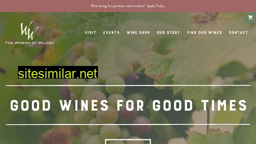 wineryatwilcox.com alternative sites